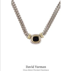 🎁DAVID YURMAN DOUBLE WHEAT BLACK ONYX NECKLACE 🎁